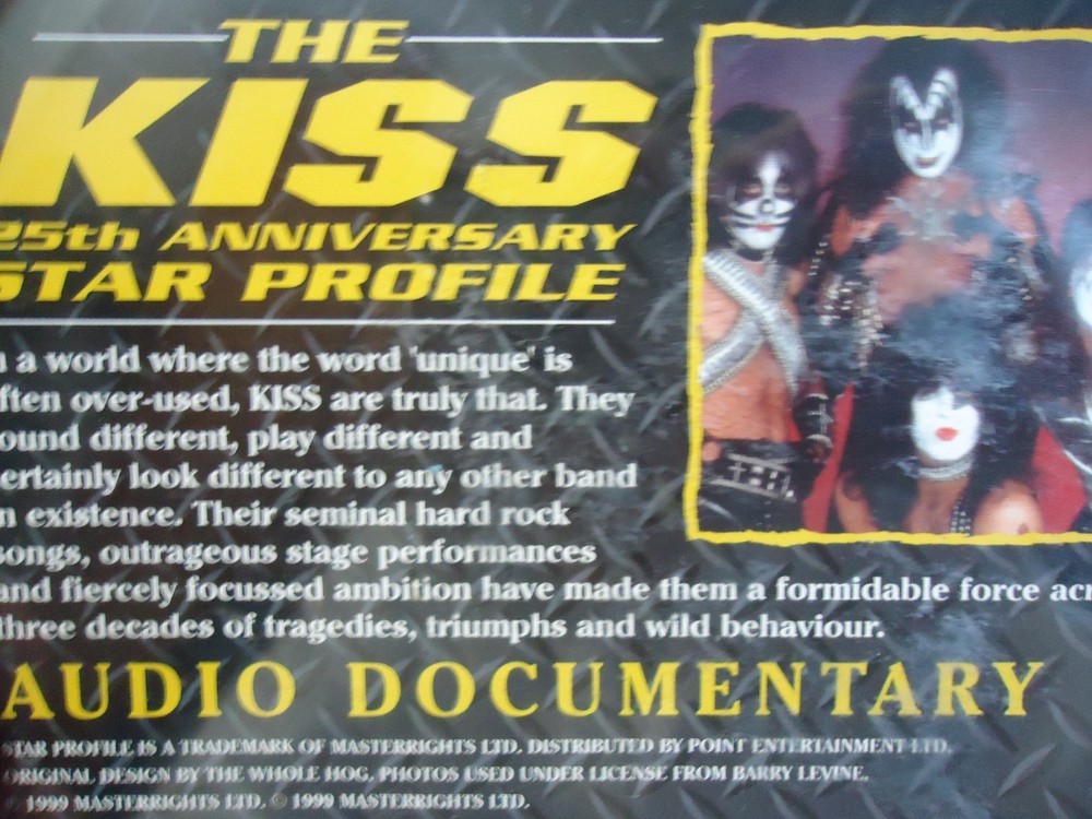 Kiss 25th Anniversary Star Profile audio documentary CD w/100-page picture book