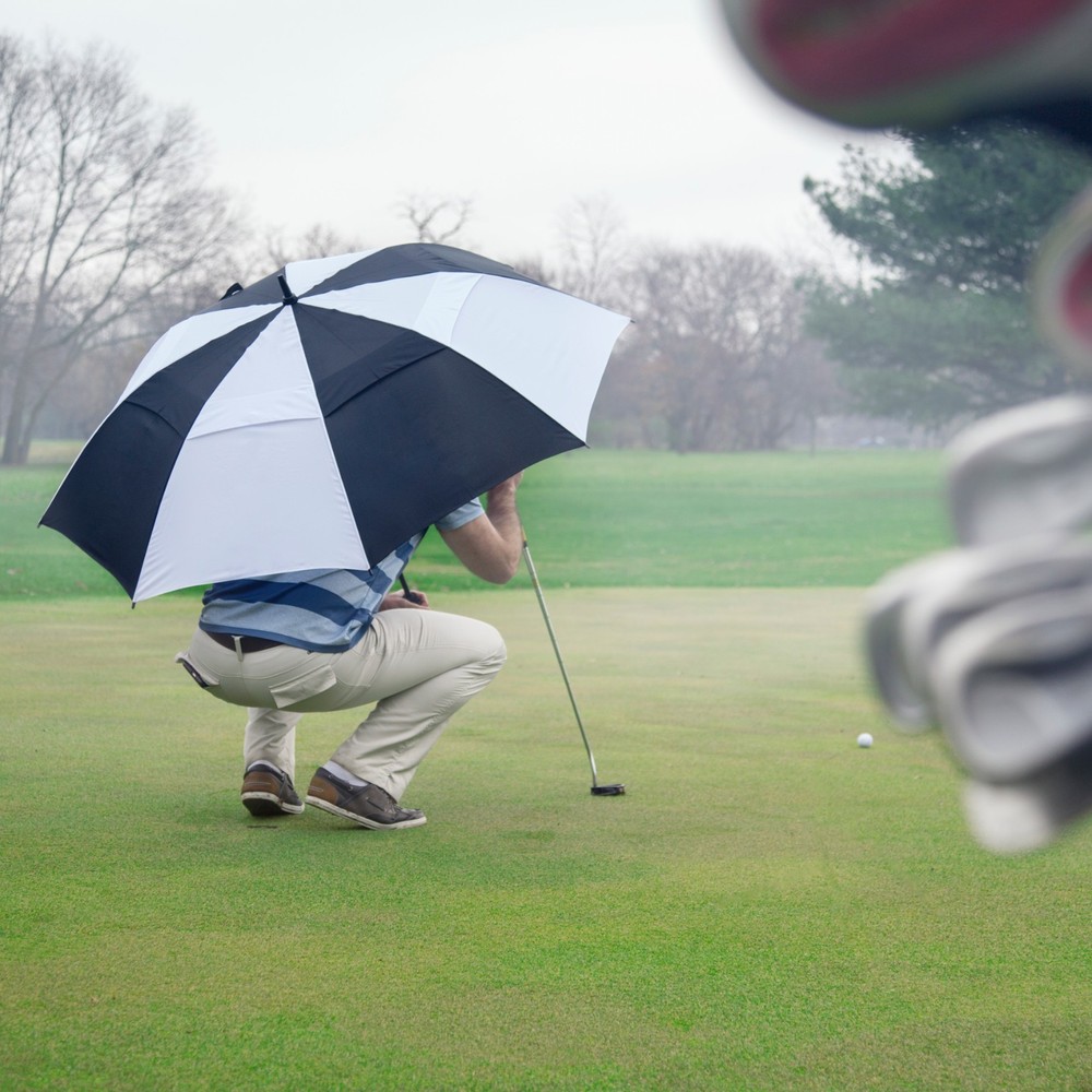 Third Floor Umbrellas 68 Inch Automatic Open Golf Umbrella - Large Vented Canopy