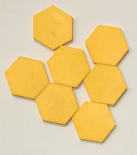 144 PLASTIC TANGRAM / PATTERN BLOCKS - Manipulatives (6 different shapes/colors)