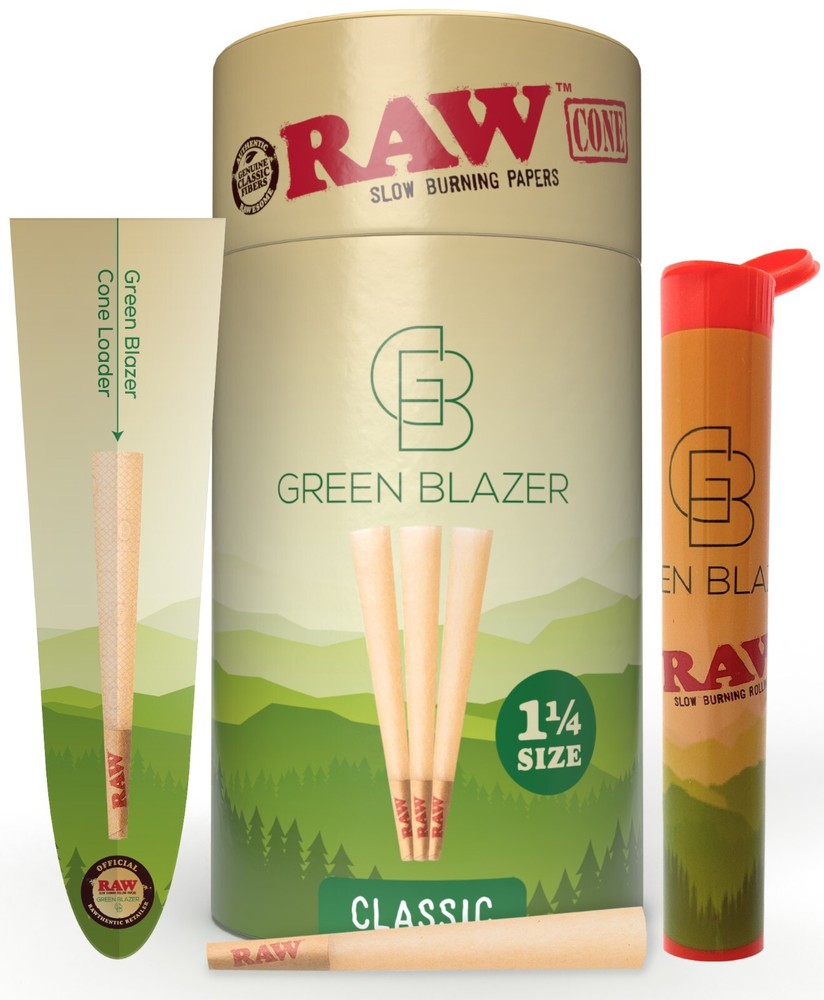 RAW Cones Classic 1 1/4 Size: 150 Pack