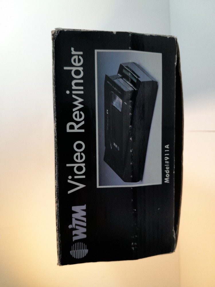WTM VHS Video Rewinder w/ AUTO STOP & EJECT (Model: 911A) AC Powered DESCRIPTION
