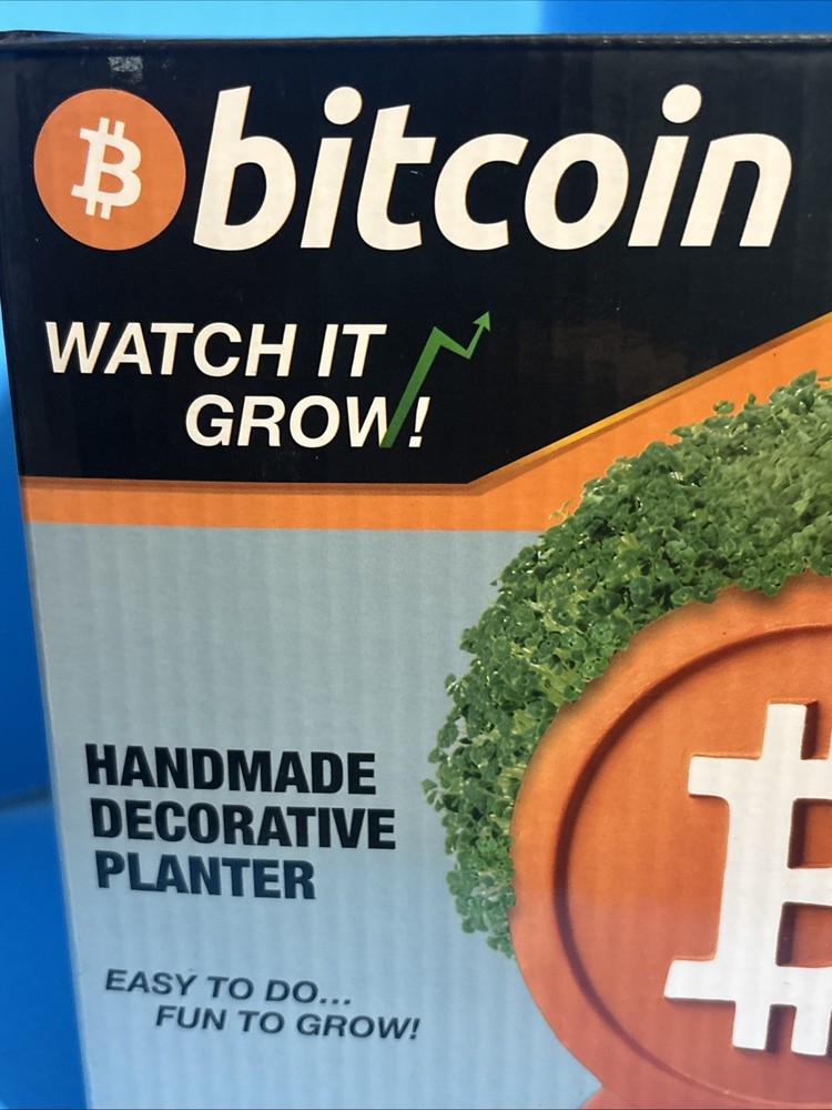 Chia Pet Bitcoin Chiapet Bitcoin NEW IN BOX