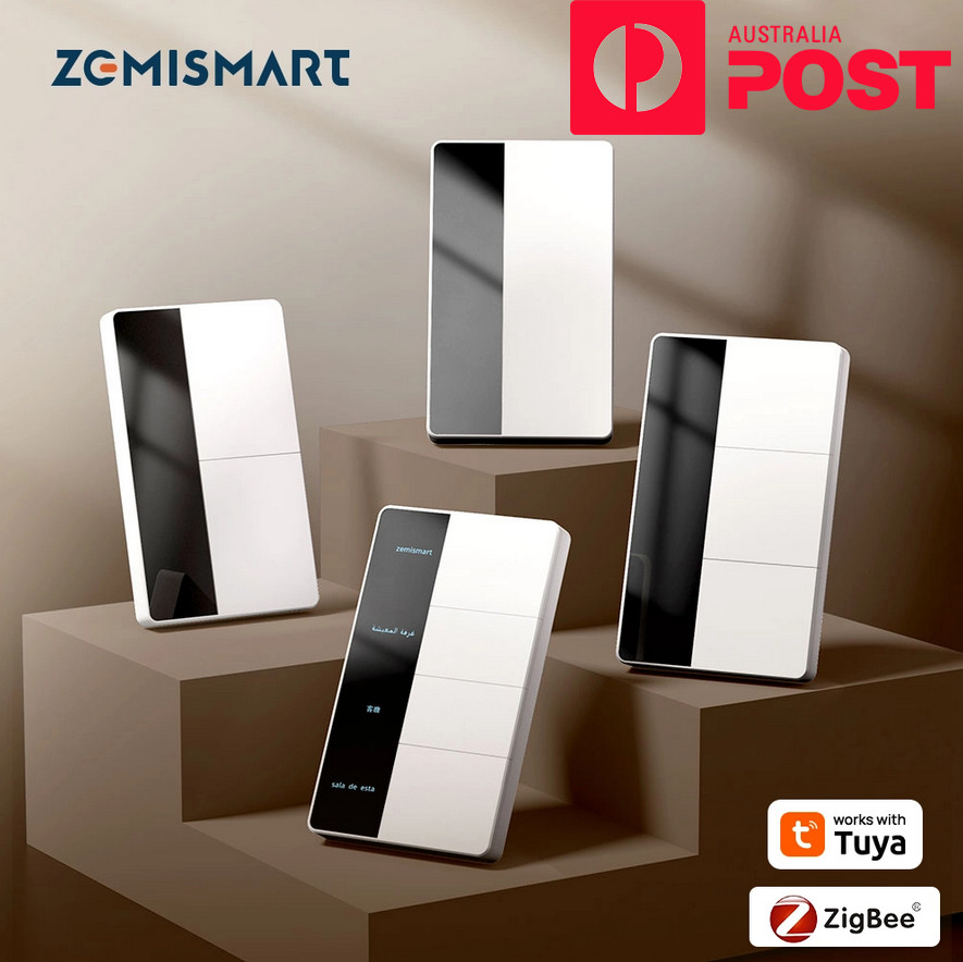 ZigBee Custom Display Name Smart Push Light Switch/AU SAA RCM/Apple Alexa Google