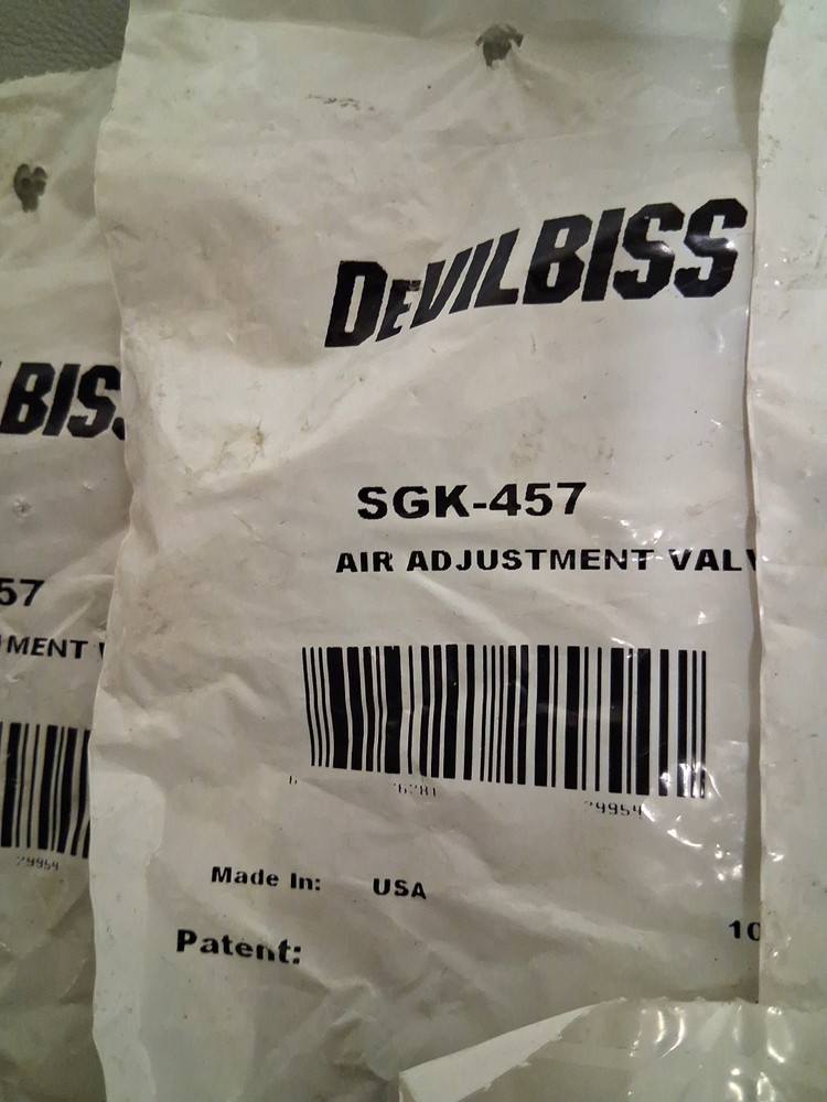 DEVILBISS  SGK 457 Air Adjustment Valve