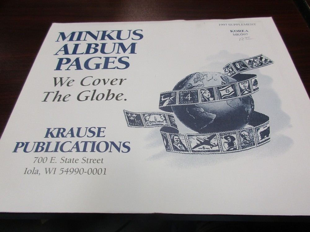 "MINKUS" ALBUM PAGES 1997  SUPPLEMENT KOREA  W/FREE SHP.