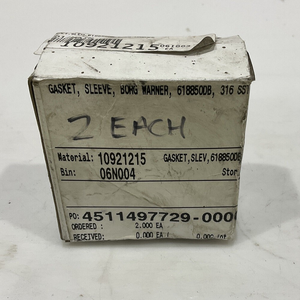 FLOWSERVE BORG WARNER 618850DB GASKET SLEEVE