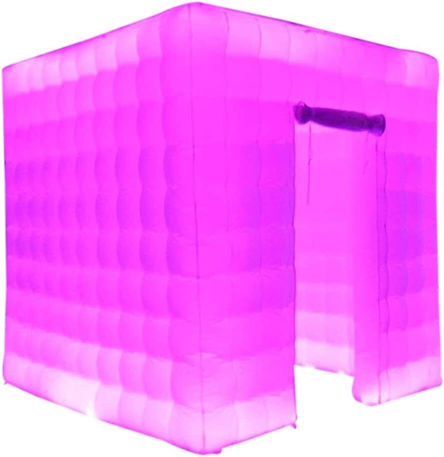 Inflatable Photo Booth Enclosure 1 Doors W/Led Light Blower for Advertising Bars