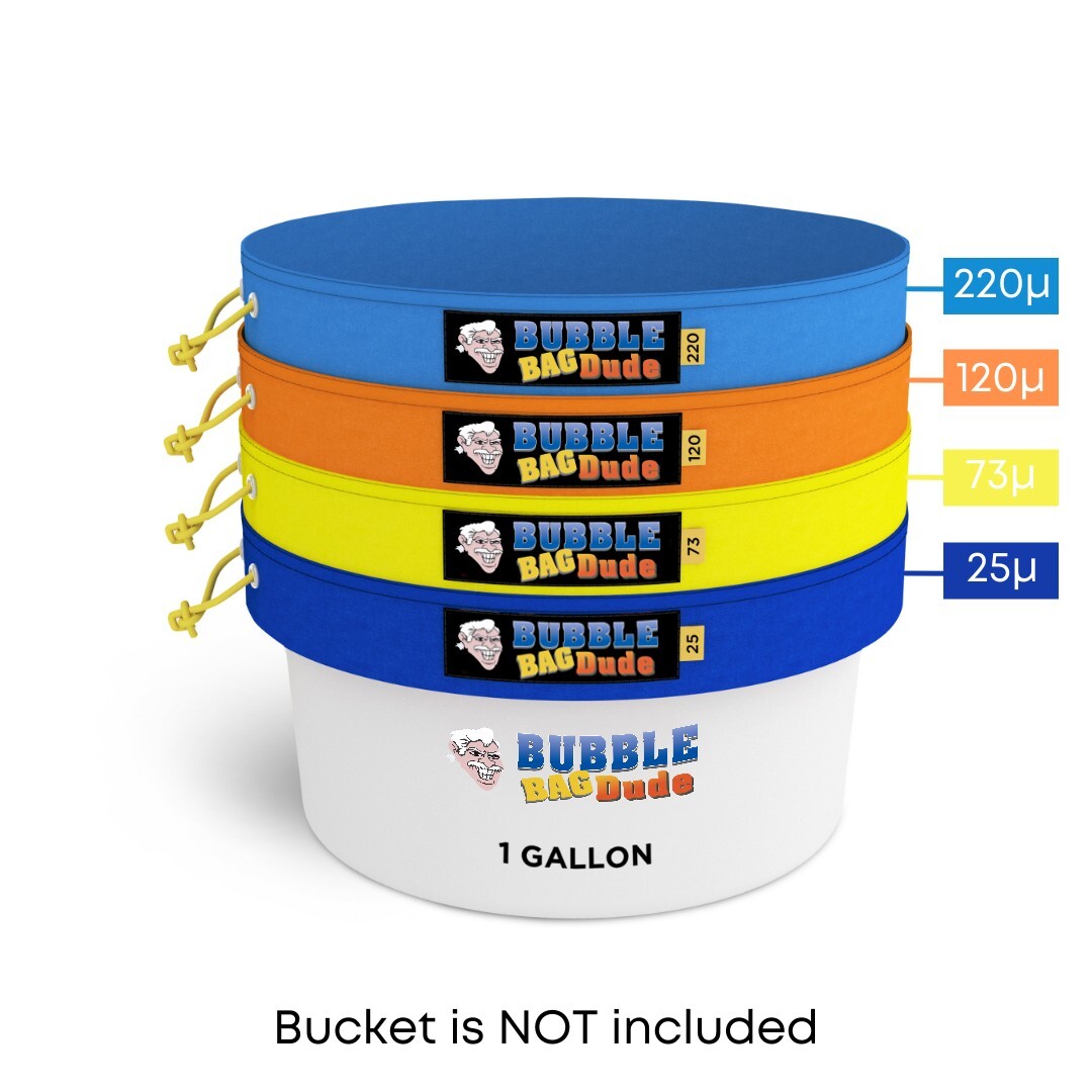 Bubble Bag BUBBLEBAGDUDE 1 GAL 4 Bag Kit Bubble Hash Bags Herbal Extractor Kit