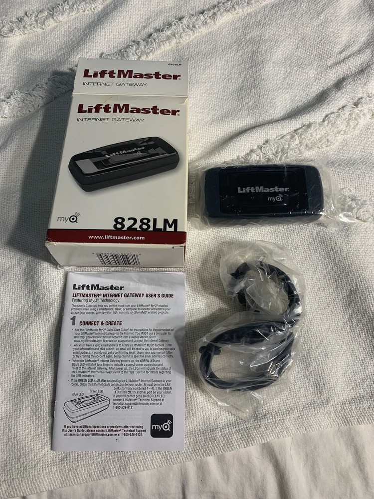 LiftMaster 828LM Internet Gateway MISSING POWER CORD READ