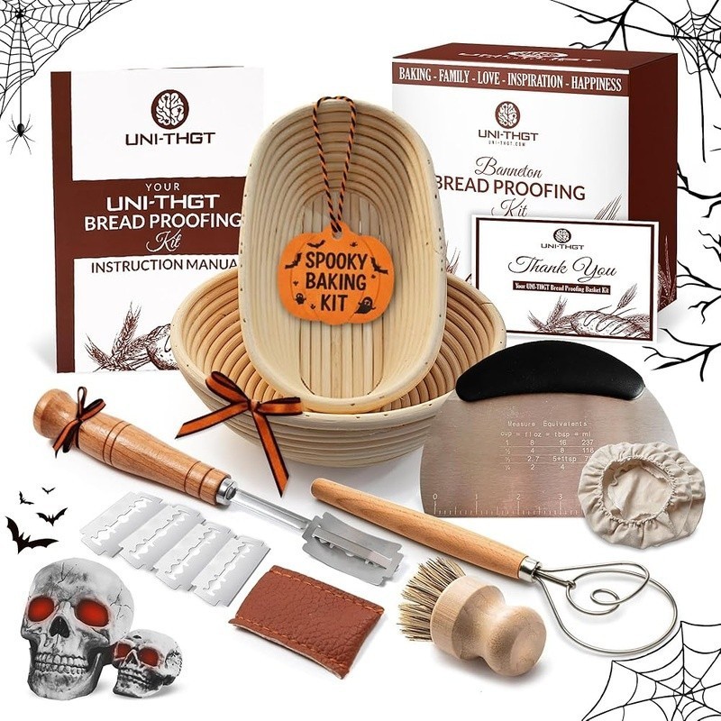 Sourdough Proofing Basket Set Rattan Baking Tools Bread Fermentation Gift New