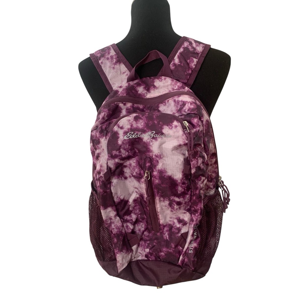Eddie Bauer Stowaway 20L Backpack Packable Purple Daypack Lightweight Camp