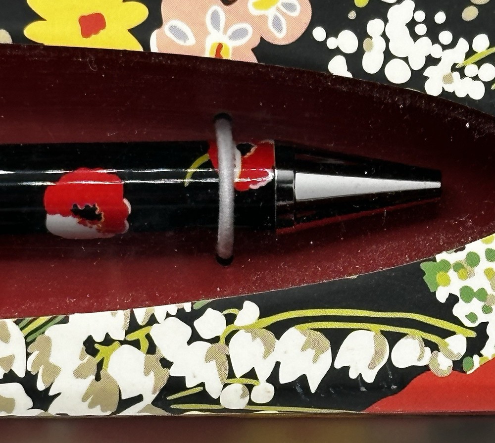 Vera Bradley NWT NIB Take Note Cube Note Paper & Ball Point Pen Poppy Fields