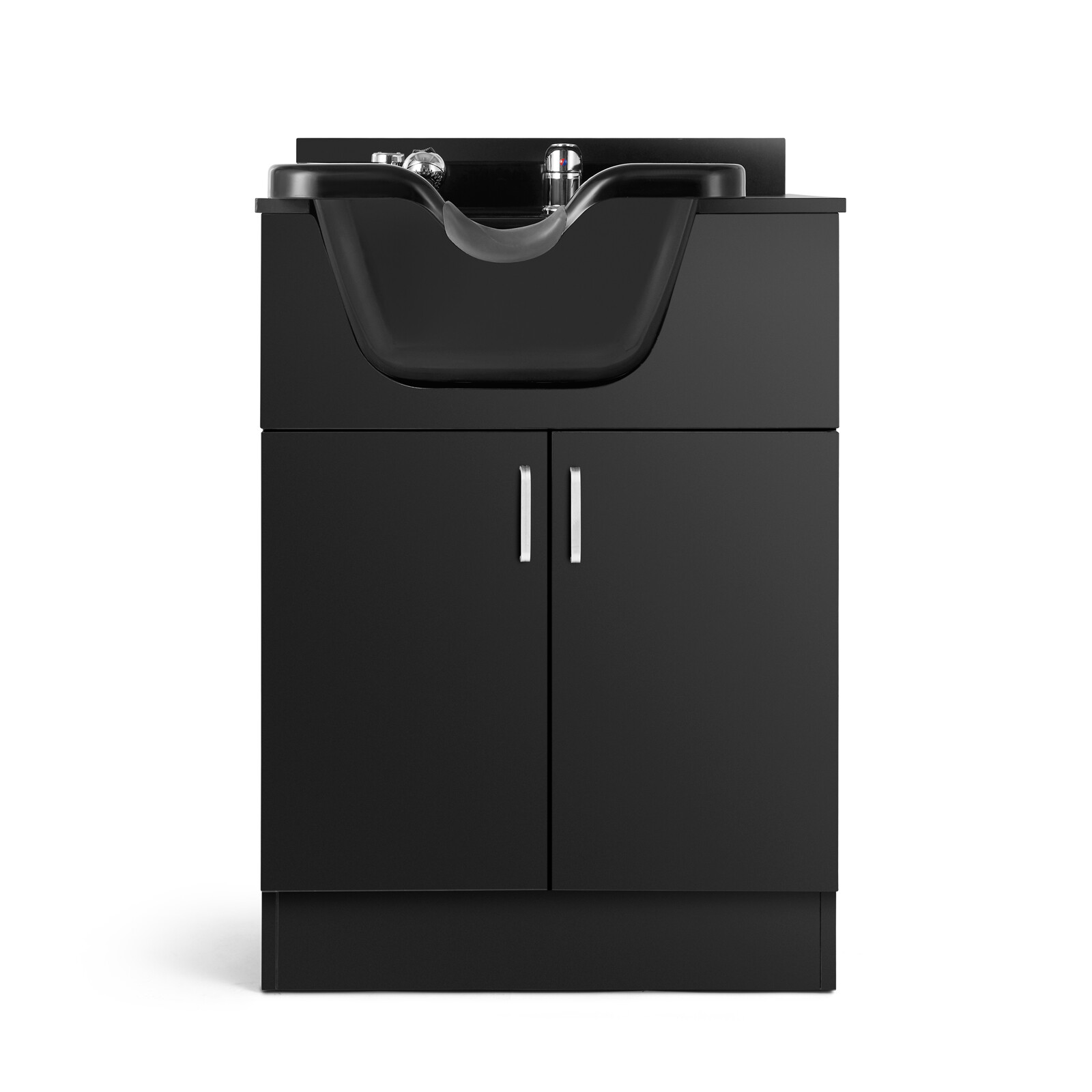 Backwash Sink Station Shampoo Bowl Beauty Spa Salon Hair Barber Equipment Black