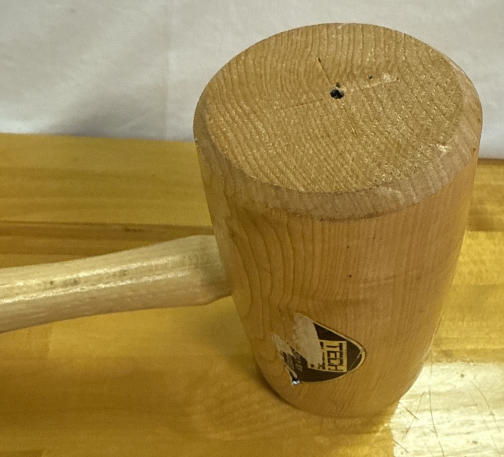 TECH SLEDGE 12" Long Wood The One Simple Tool To Fix All High Tech Problems VGC