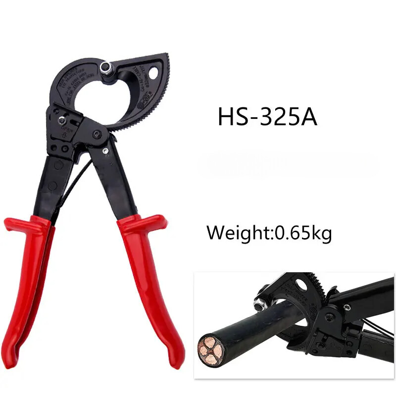 Cable cutting Cable cutters Cable scissors Ratchet cable cutting tool HS-325A