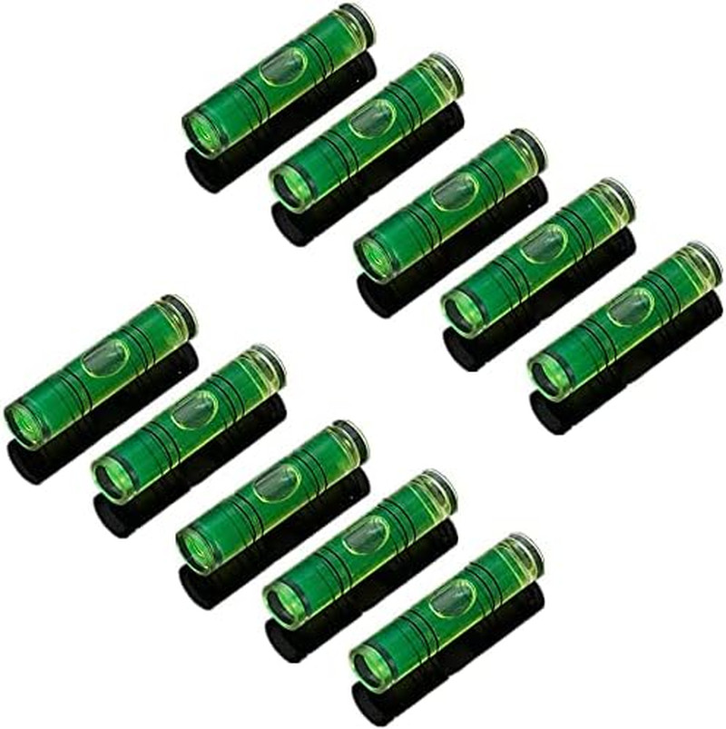 10 Pack Mini Bubble Spirit Level Gradienter Inclinometer - Small Bubble Tube ...