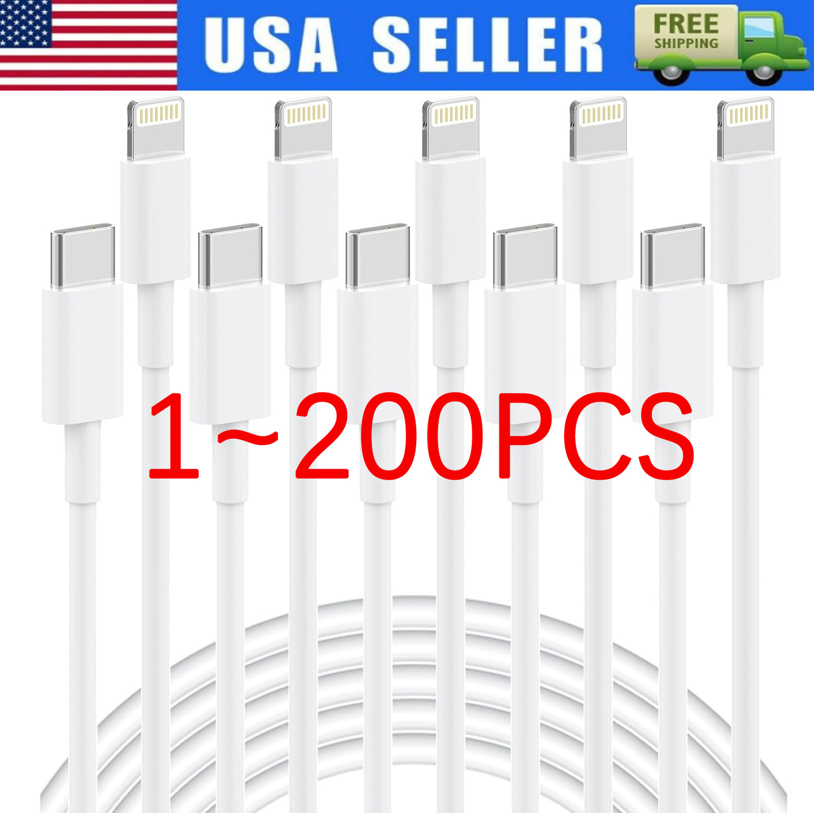 Fast Charger Cable Type USB C PD  Cord to For iPhone 14 13 12 11 Pro Max XR lot