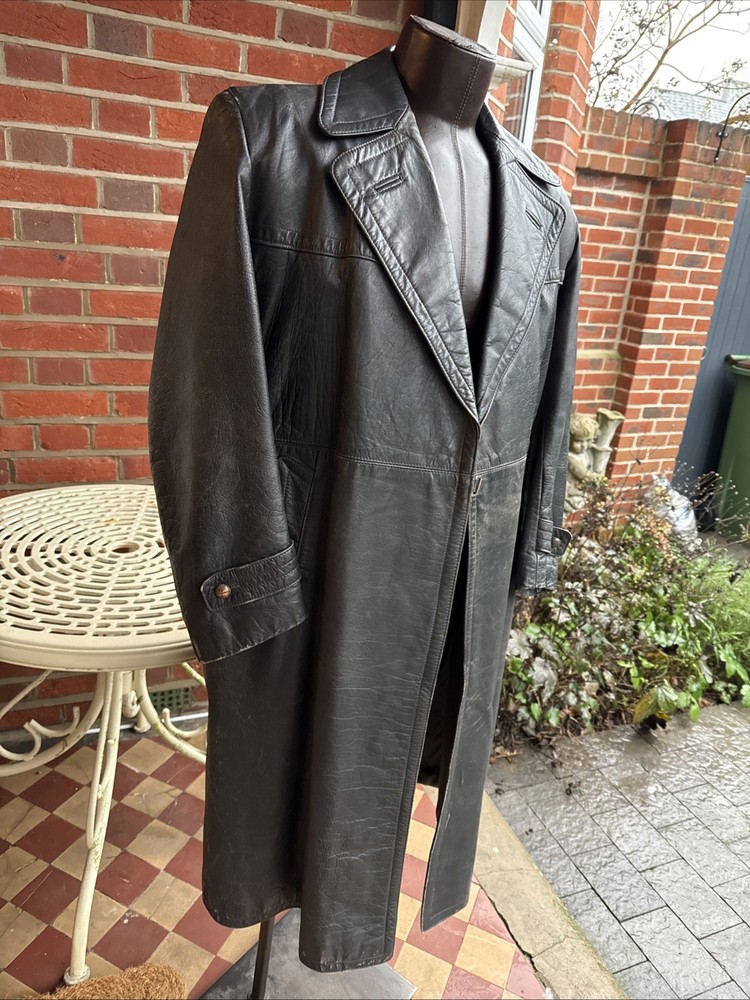 German Leather Greatcoat