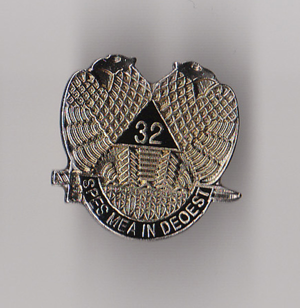 Masonic/Freemason - Hat/Lapel Pin 32ND SCOTTISH DEGREE