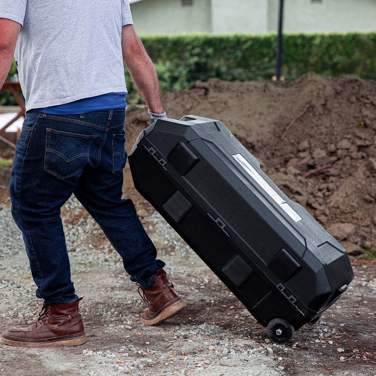 XtremepowerUS 52cc Gas-Powered Fence T-Post Driver Engine Gasoline Pile EPA CARB