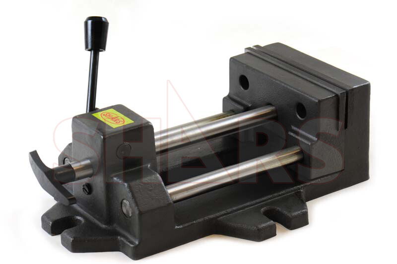 6" Quick-Grip Drill Press Vise Hardened Ground Bars 200-1500 lbs Force R