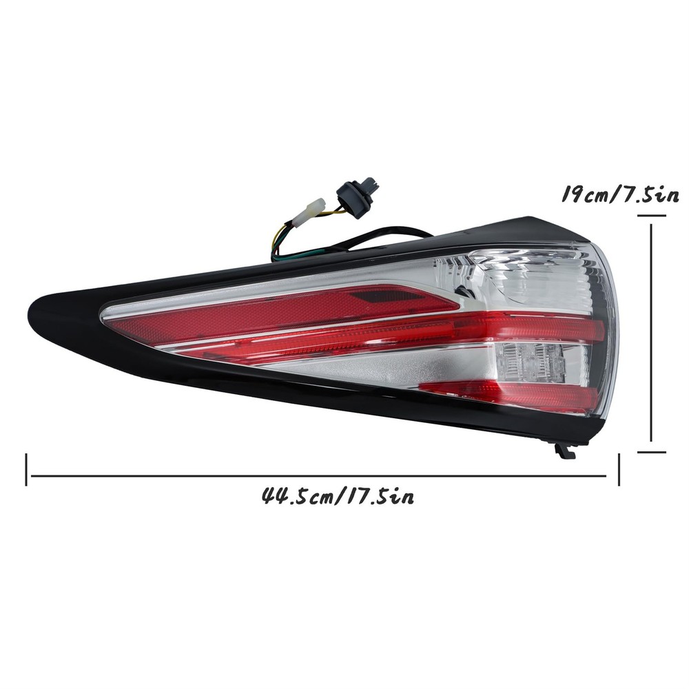 Left Side Outer Tail Light Driver Side for Murano 2015-2018 NI2804103