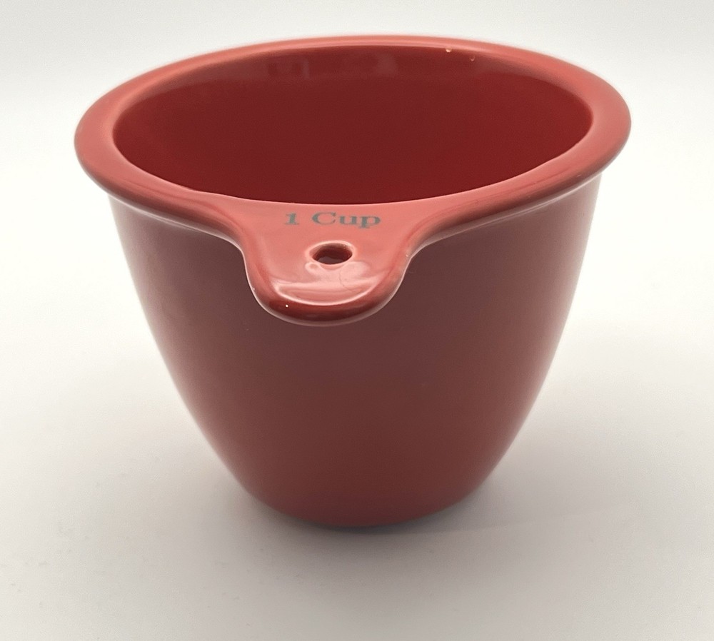 Williams-Sonoma Red Nesting Ceramic Measuring Cups
