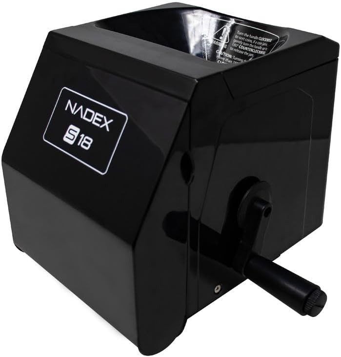 S18 Manual Coin Sorter and Wrapper