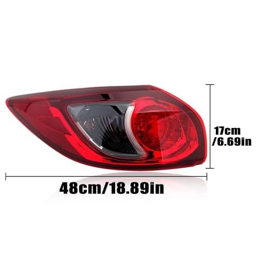 Tail Light Assembly Compatible With 2013 2014 2015 2016 Mazda Left Driver Side