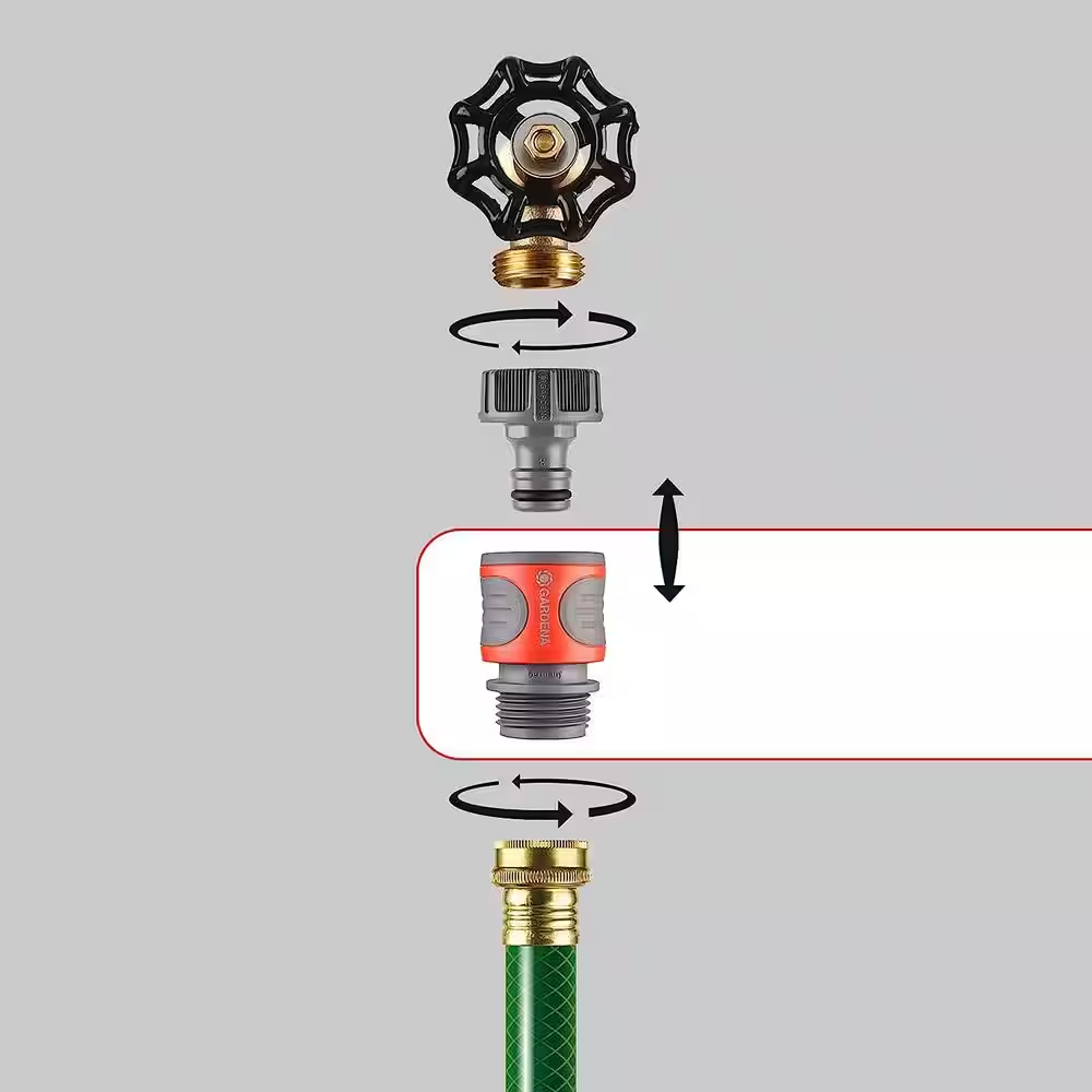 Quick Connect Set Threaded Water-Tight Fit 5 Piece