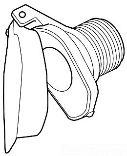 Crouse-Hinds QE14, Spring Door Assembly, Replace Part For Cpr154 Model, 1 PC