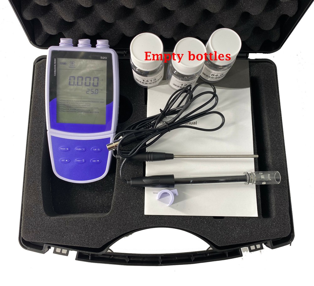 Handheld Conductivity Meter Tester with USB Interface Stores Up to 100 Data Sets