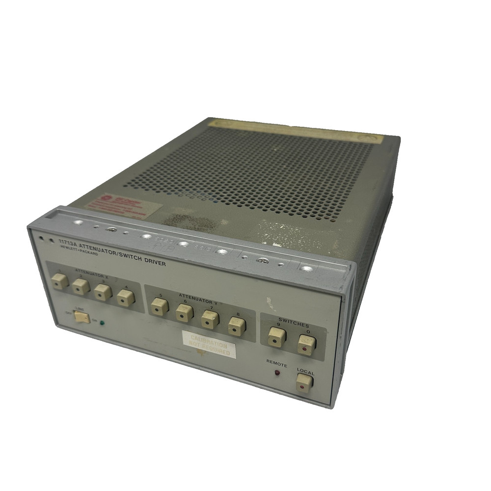 HP Hewlett Packard 11713A Attenuator Switch Driver GPIB Programmable RF Test