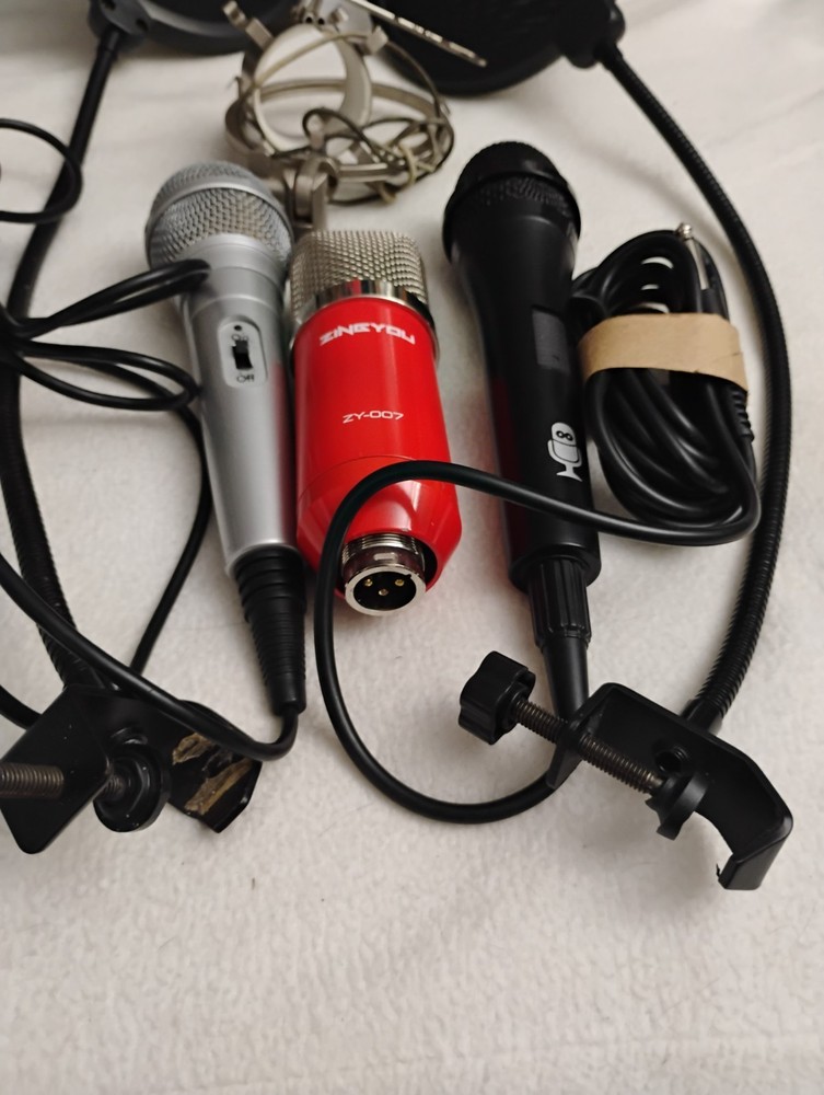 3 mic's plus some miscellaneous items all untested