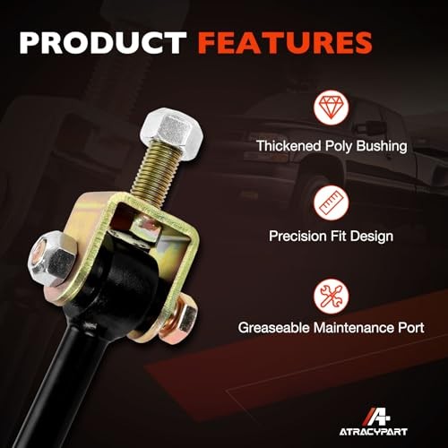 Sway Bar End Links (4-6") Compatible with 1999-2019 Chevy Silverado & GMC 4"-6"