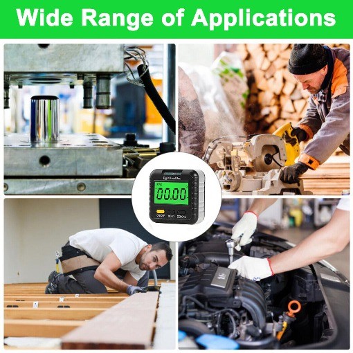 Magnetic Digital Level Box LCD Angle Finder Protractor Inclinometer Bevel Gauge