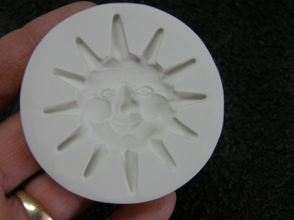 Sun Face Polymer Clay Mold (MD1002A)