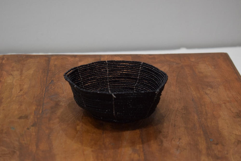 Baskets Indonesian Assorted Round Wire Beaded Baskets