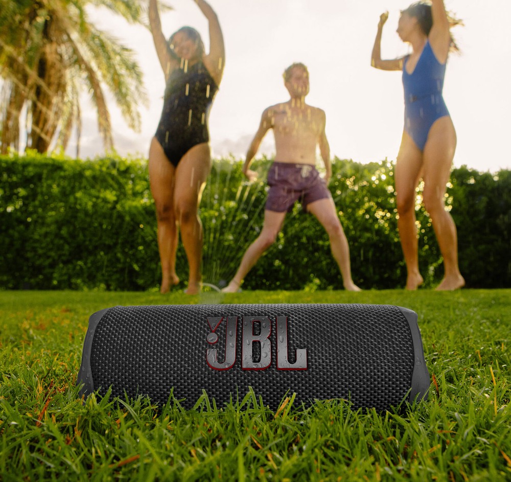 JBL Flip 6 Black Portable Bluetooth Speaker (Open Box)