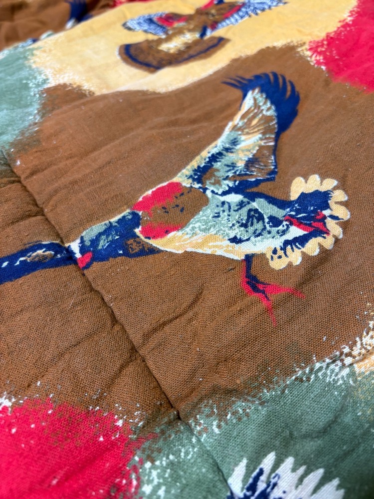 Vintage 70s flannel lined pheasant sleeping, camping mountain man