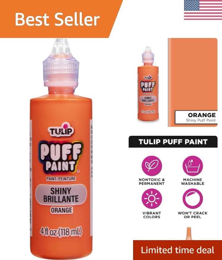 Puff Fabric Paint , Permanent Craft Paint for Clothes, DIY Projects, Notoxic,...