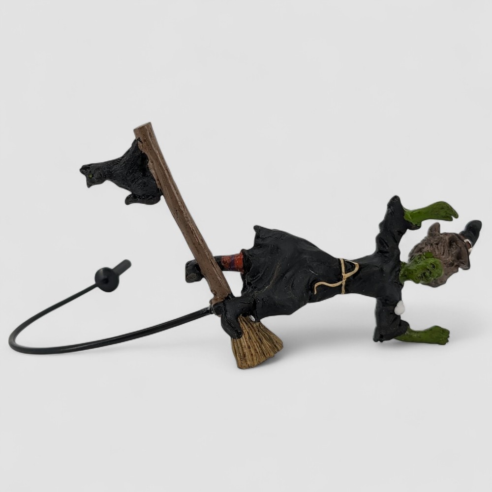 Lemax Spooky Town Uh-Oh Animated Upside Down Witch Table Accent