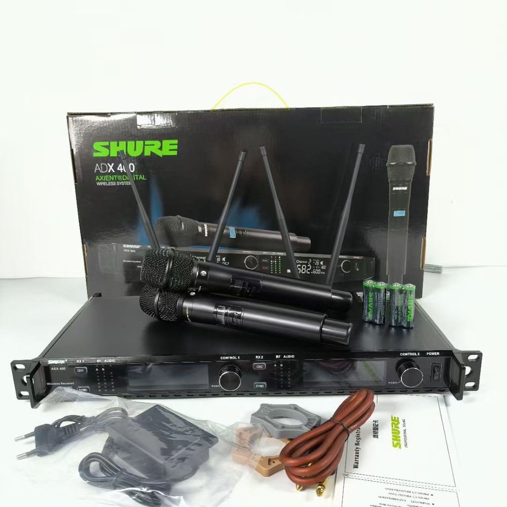 ADX400 + Two Wireless Microphones Professional Performance Mic