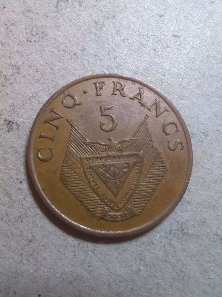 Rwanda 5 Francs 1987 /25979