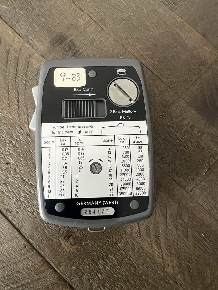 Gossen Lunasix 3 Light Meter