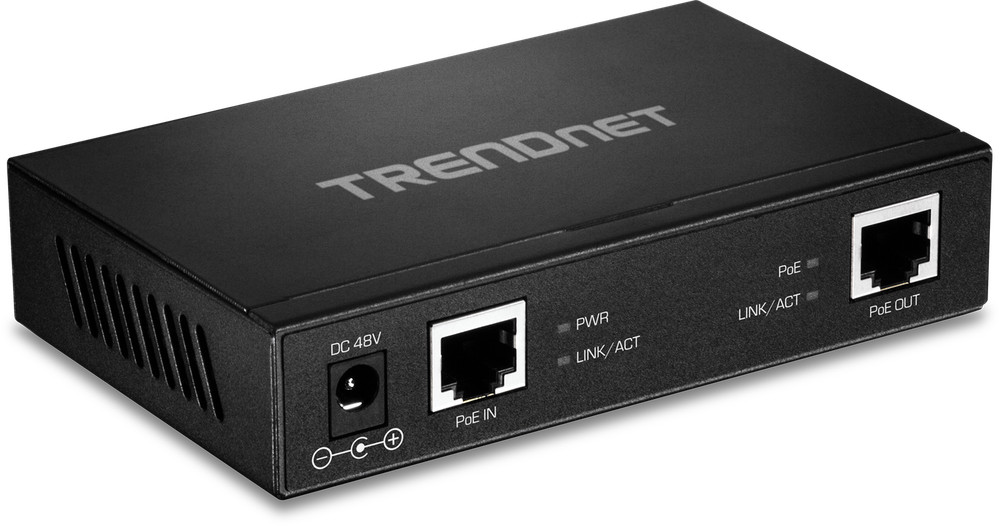 TRENDnet TPE-E110 Gigabit PoE+ Repeater/Amplifier