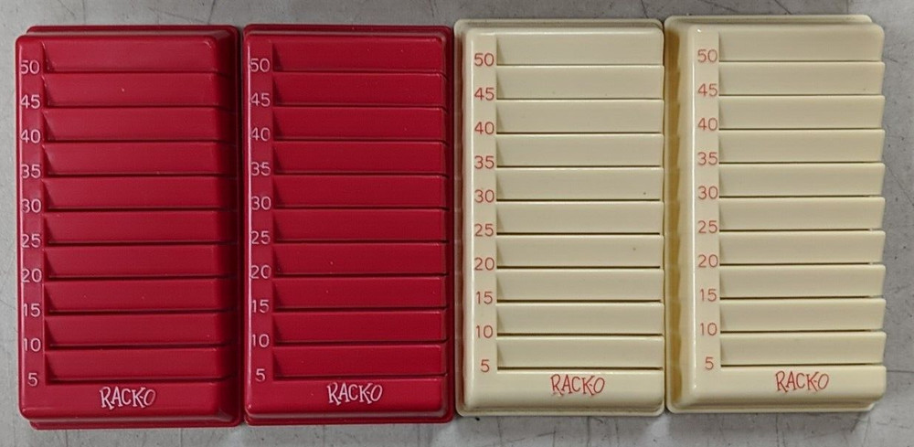 Rack-O 1966 Milton Bradley Complete Vintage Used