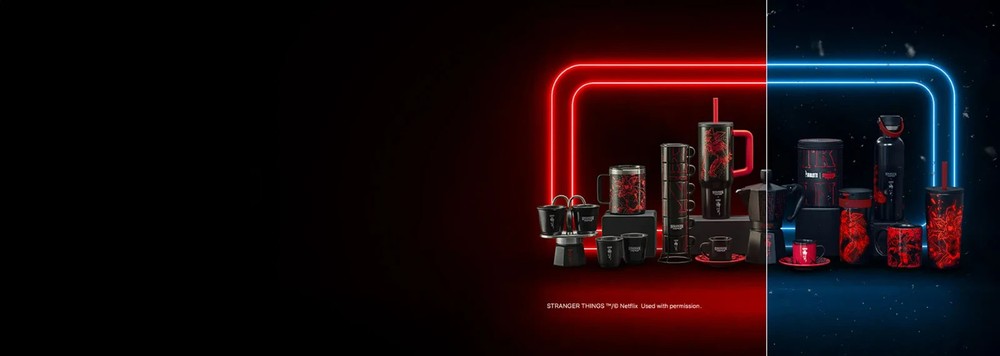 Bialetti Stranger Things - Mini Express Moka Set 2 Cups