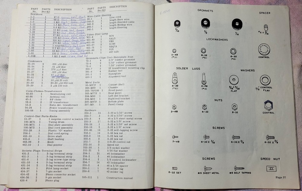 *Original* Heathkit Model FM-3 Frequency Modulation Tuner Assembling Manual