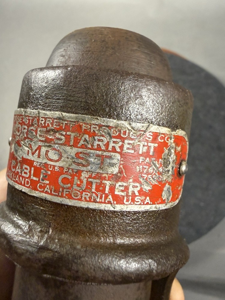 MORSE STARRETT MO-ST TOOLS Model No. 1 CABLE CUTTER